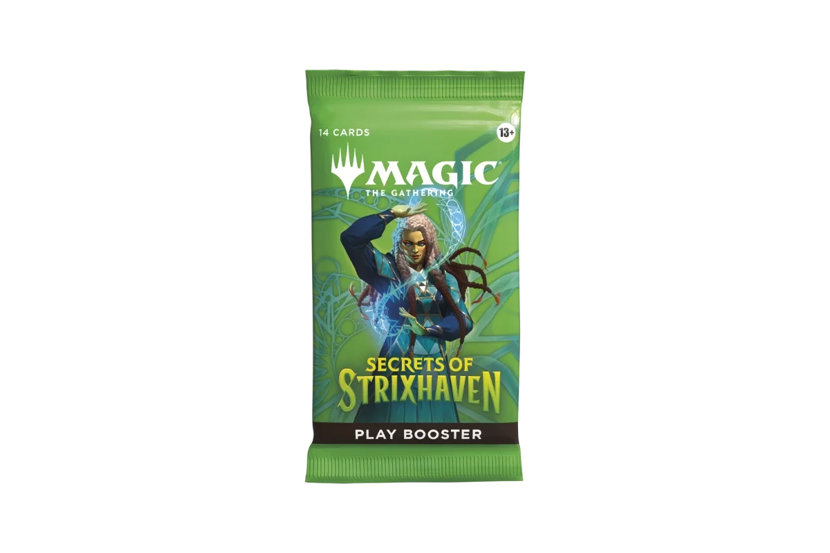 Magic: The Gathering Secrets of Strixhaven Play Booster pack featuring Quandrix mage (Copy) (Copy) (Copy) (Copy)