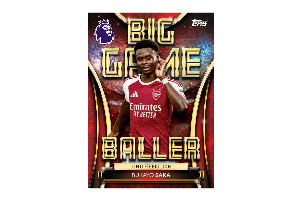 Bukayo Saka Big Game Baller Limited Edition exclusive card
