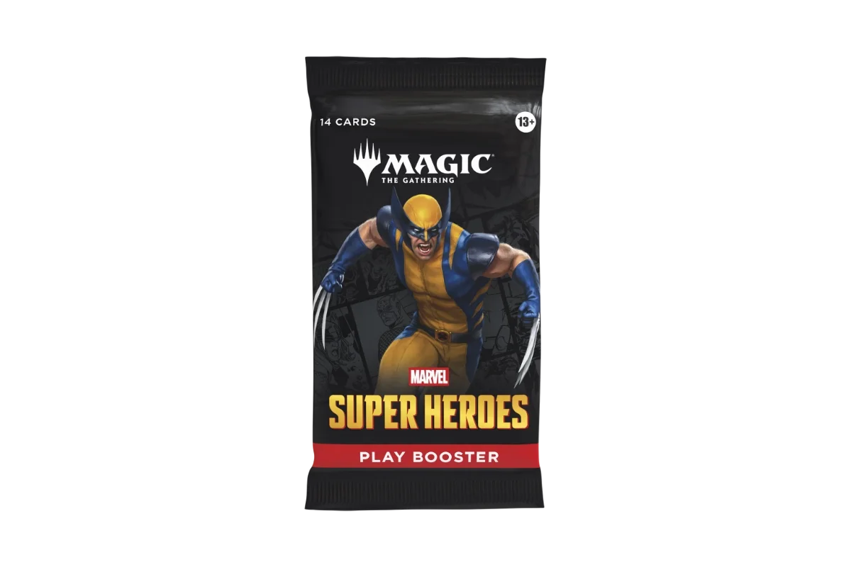Magic: The Gathering Marvel Super Heroes Play Booster pack featuring Wolverine (Copy) (Copy) (Copy) (Copy) (Copy)