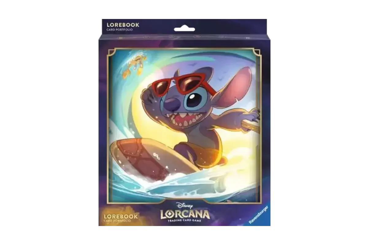 Disney Lorcana - Stitch Lorebook Card Portfolio (Holds 64 + 8 Oversized Cards)
