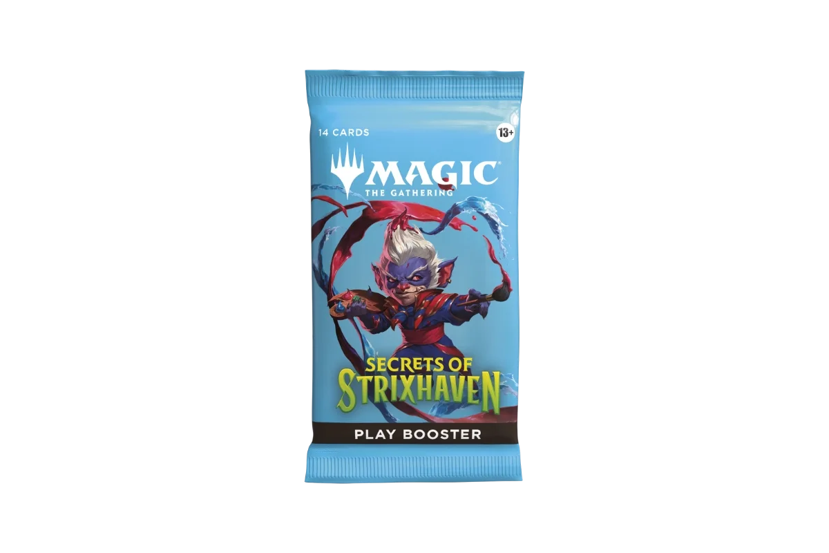 Magic: The Gathering Secrets of Strixhaven Play Booster pack featuring Prismari mage (Copy) (Copy) (Copy) (Copy)
