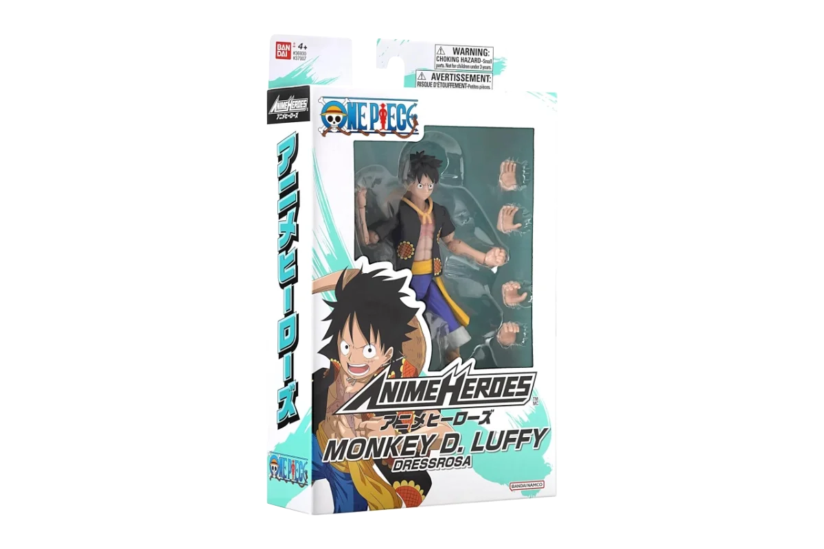 Anime Heroes - One Piece - Monkey D. Luffy Dressrosa (6.5")