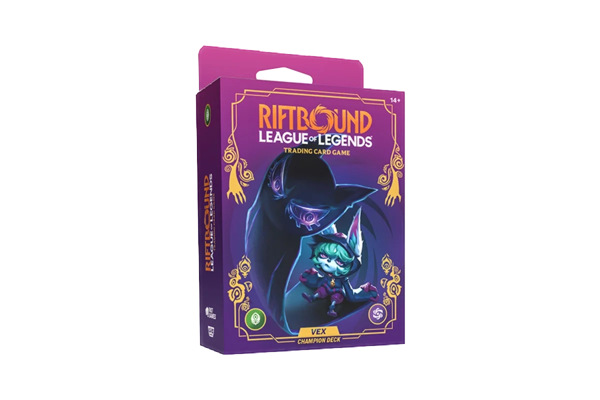 Riftbound League of Legends TCG Set 3 The Unleashed Champion Deck featuring Vex