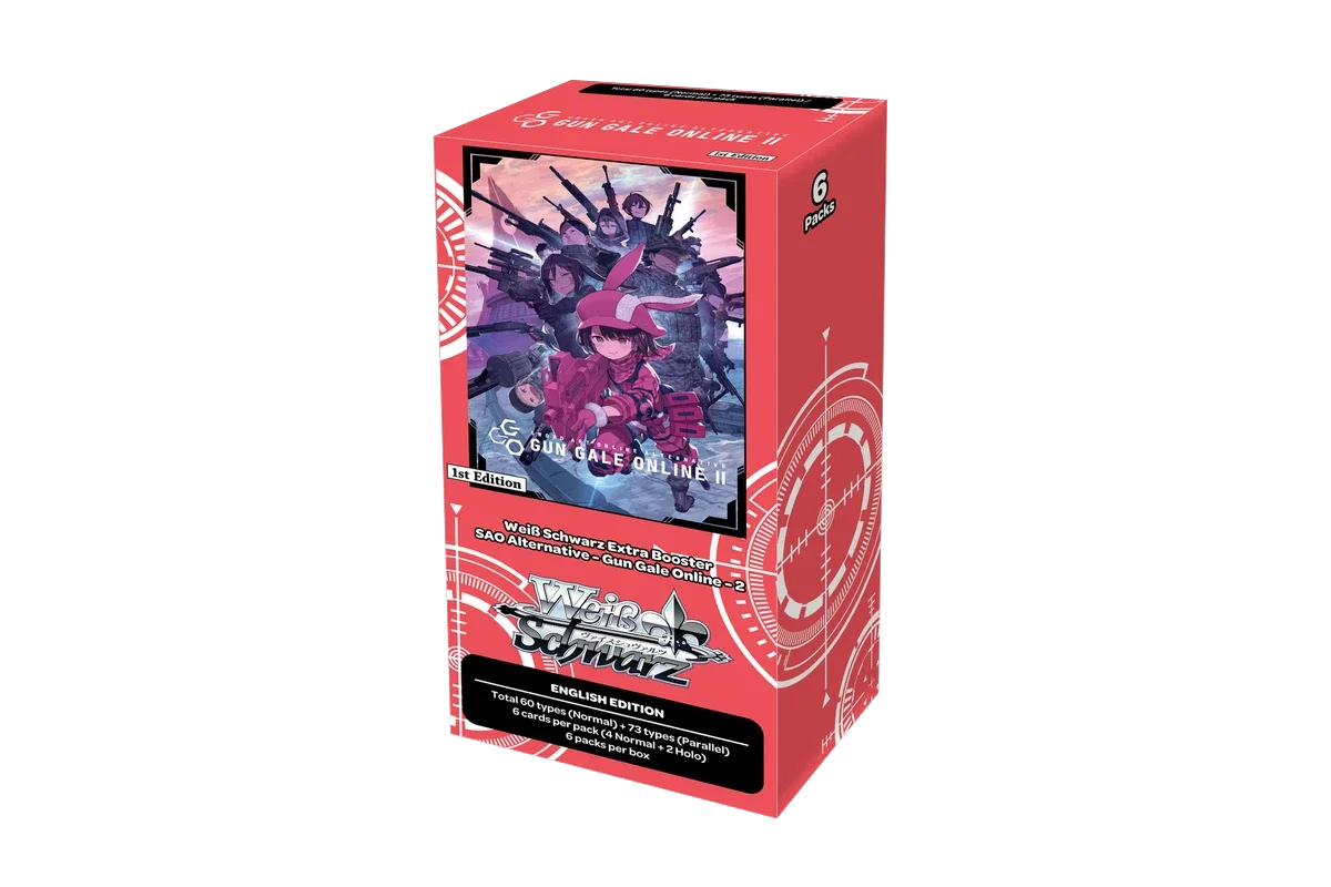 Weiss Schwarz - Gun Gale Online 2 - Extra Booster Box - English 1st Edition