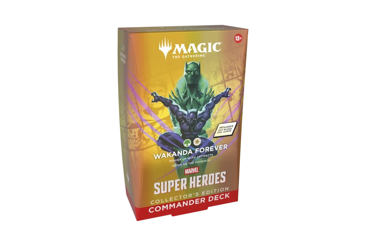 [PREORDER - 26 June 2026] Magic: The Gathering - Marvel Super Heroes - Collector's Edition Commander Deck: Wakanda Forever