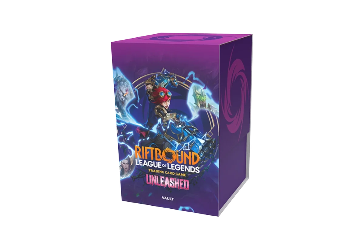 Riftbound League of Legends TCG Set 3 The Unleashed Vault storage box