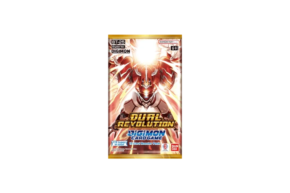 Digimon BT-25 Dual Revolution Booster Box (24 Packs)  Topaz Cards