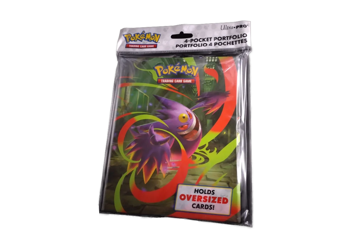 Pokémon TCG Mega Evolution Phantasmal Flames 4-Pocket Portfolio featuring Mega Gengar