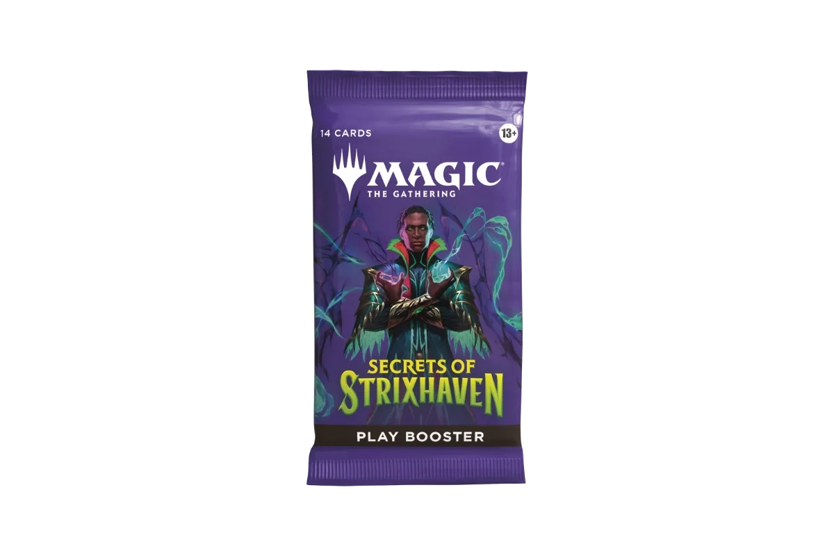 Magic: The Gathering Secrets of Strixhaven Play Booster pack featuring Witherbloom mage (Copy) (Copy) (Copy) (Copy)