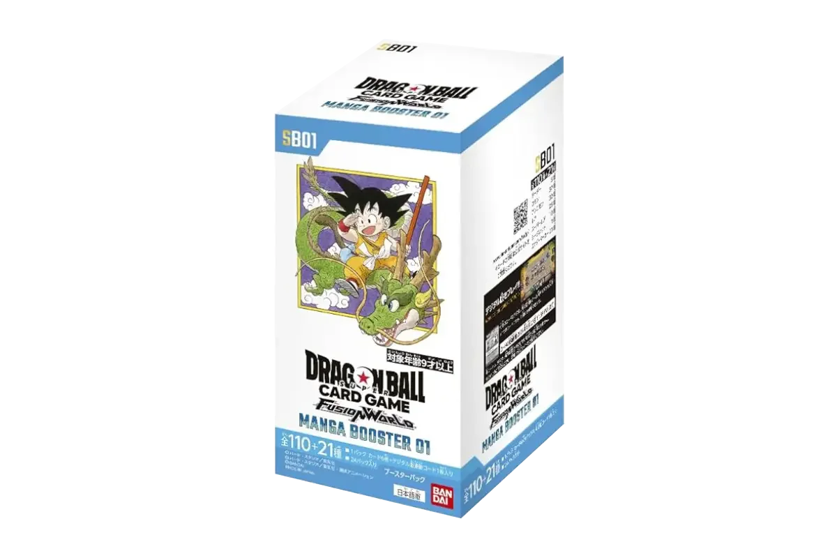 Dragon Ball Super Card Game: Fusion World - Manga Booster 01 (SB01) - Japanese Booster Box