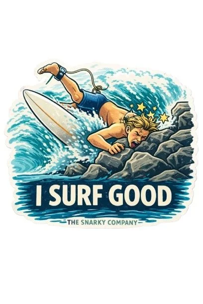 I Surf Good sticker