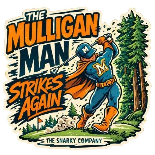 Mulligan Man sticker