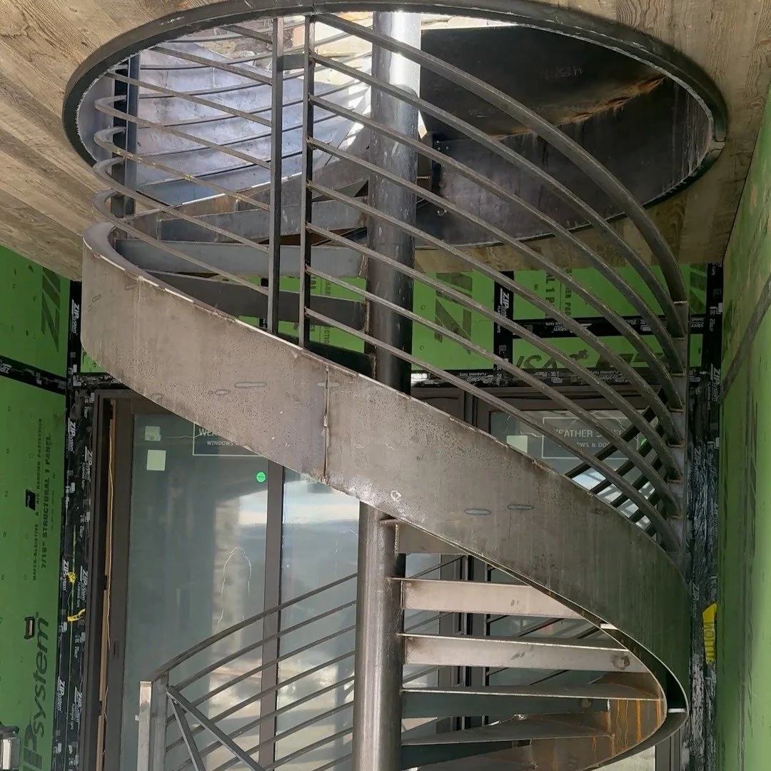 From LiDAR capture to 3D modeling to fabrication drawings, to reality.
This spiral staircase came to life through precision, detail, and collaboration with @innovativeironutah &amp; @kentconstructionpc .
By bringing the site into our software with Li