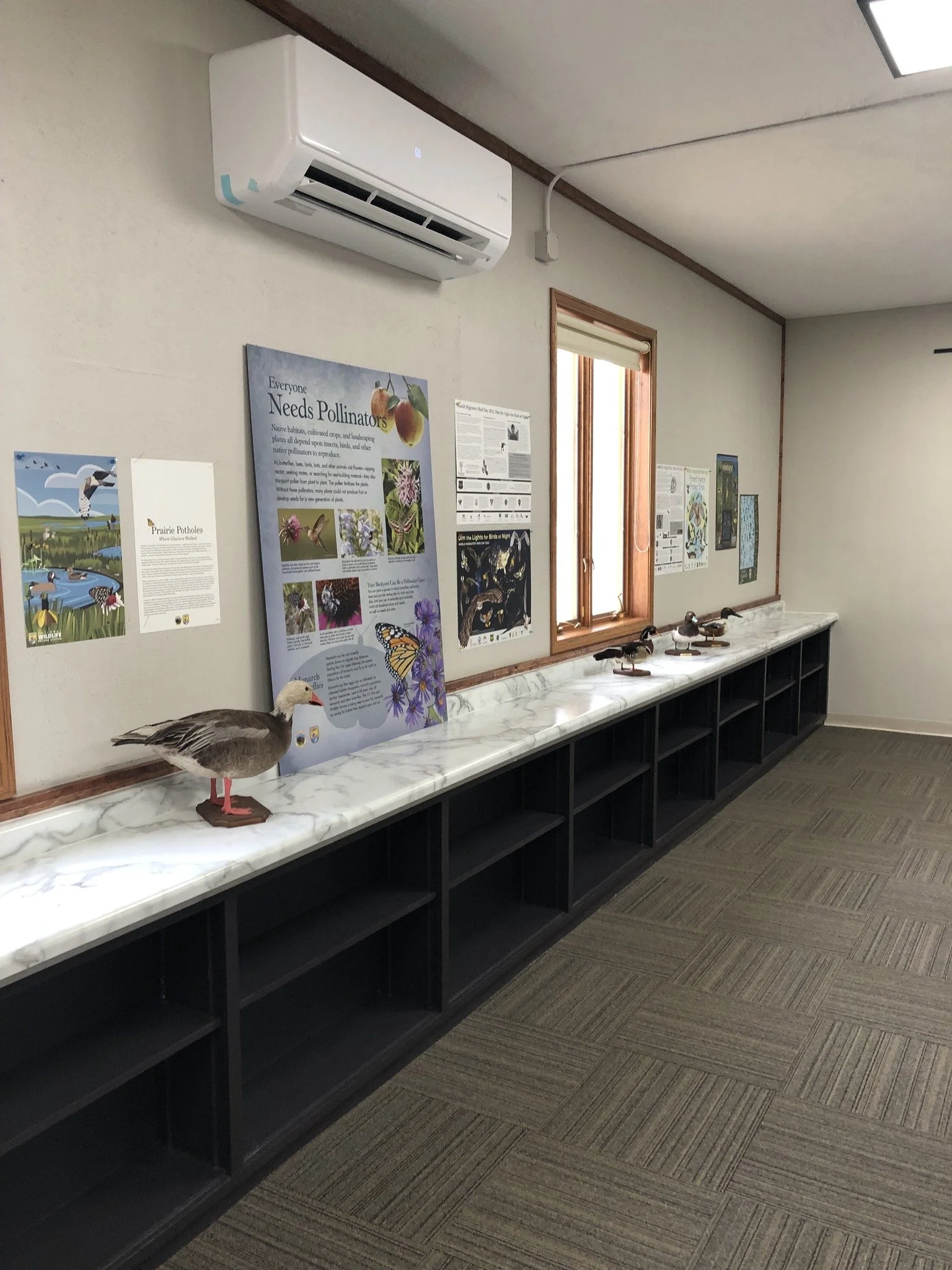WPA information display at the Gallery.