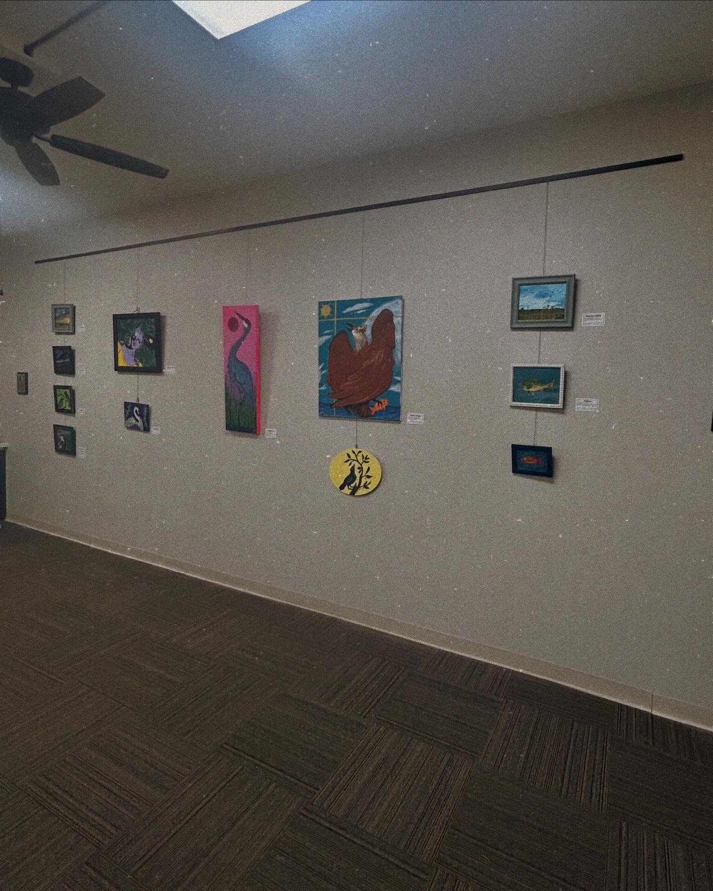 Pieces from the Prairie Watchers show by Cheyenne Riggleman.