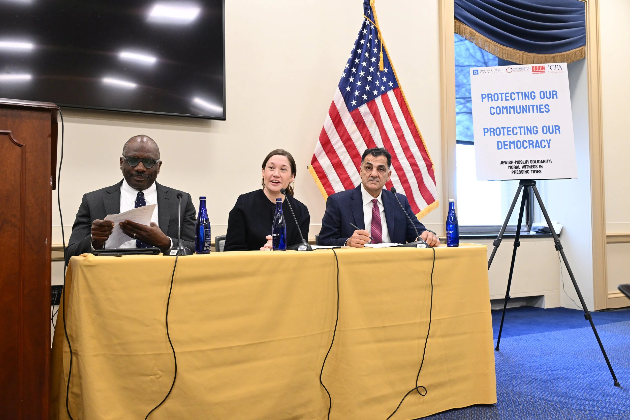 Jewish and Muslim Leaders Hold Capitol Hill Solidarity Event, Pro-Democracy Briefing with Reps. Raskin, Simon