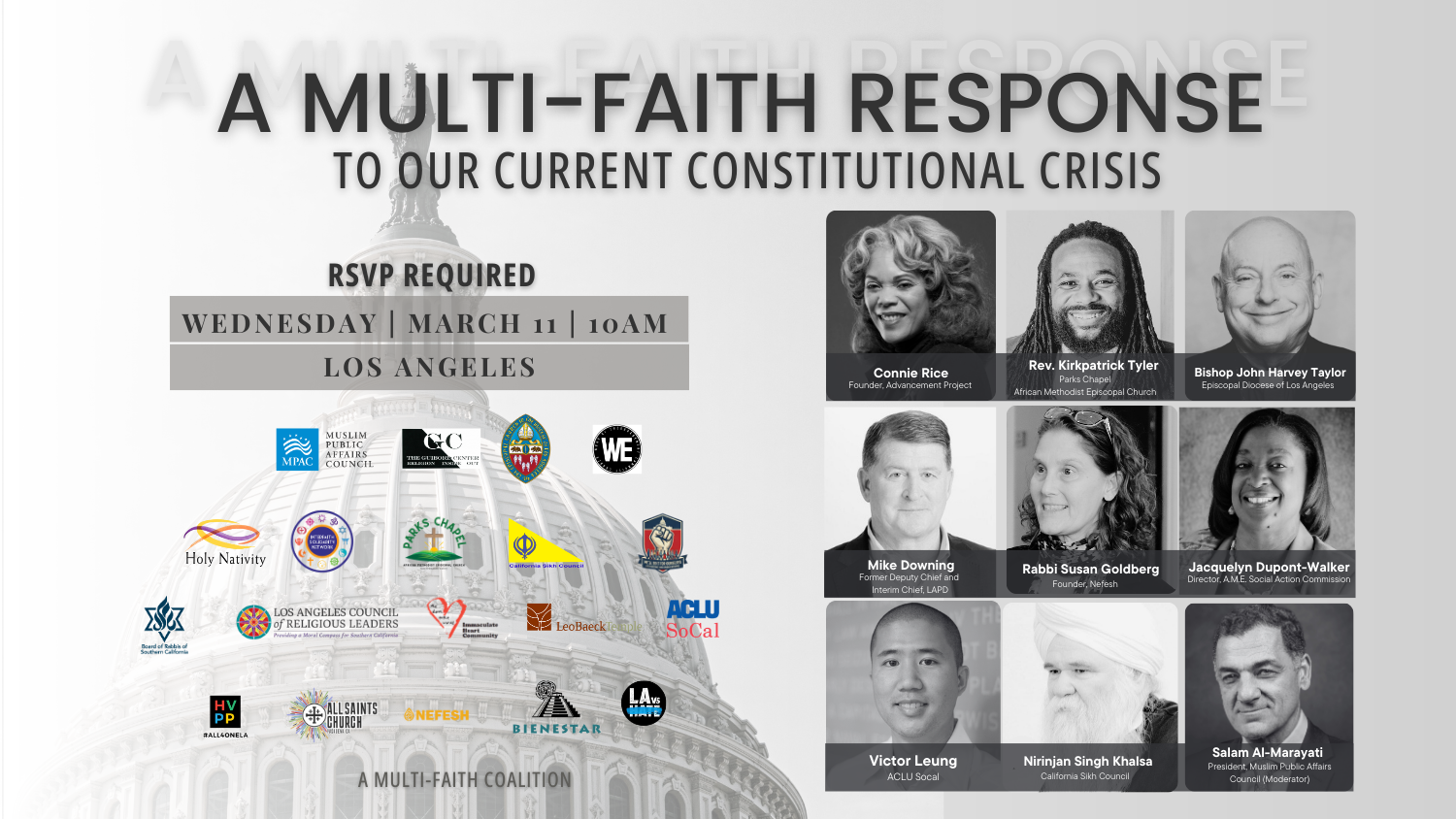 A Multi-Faith Response to the Current Constitutional Crisis