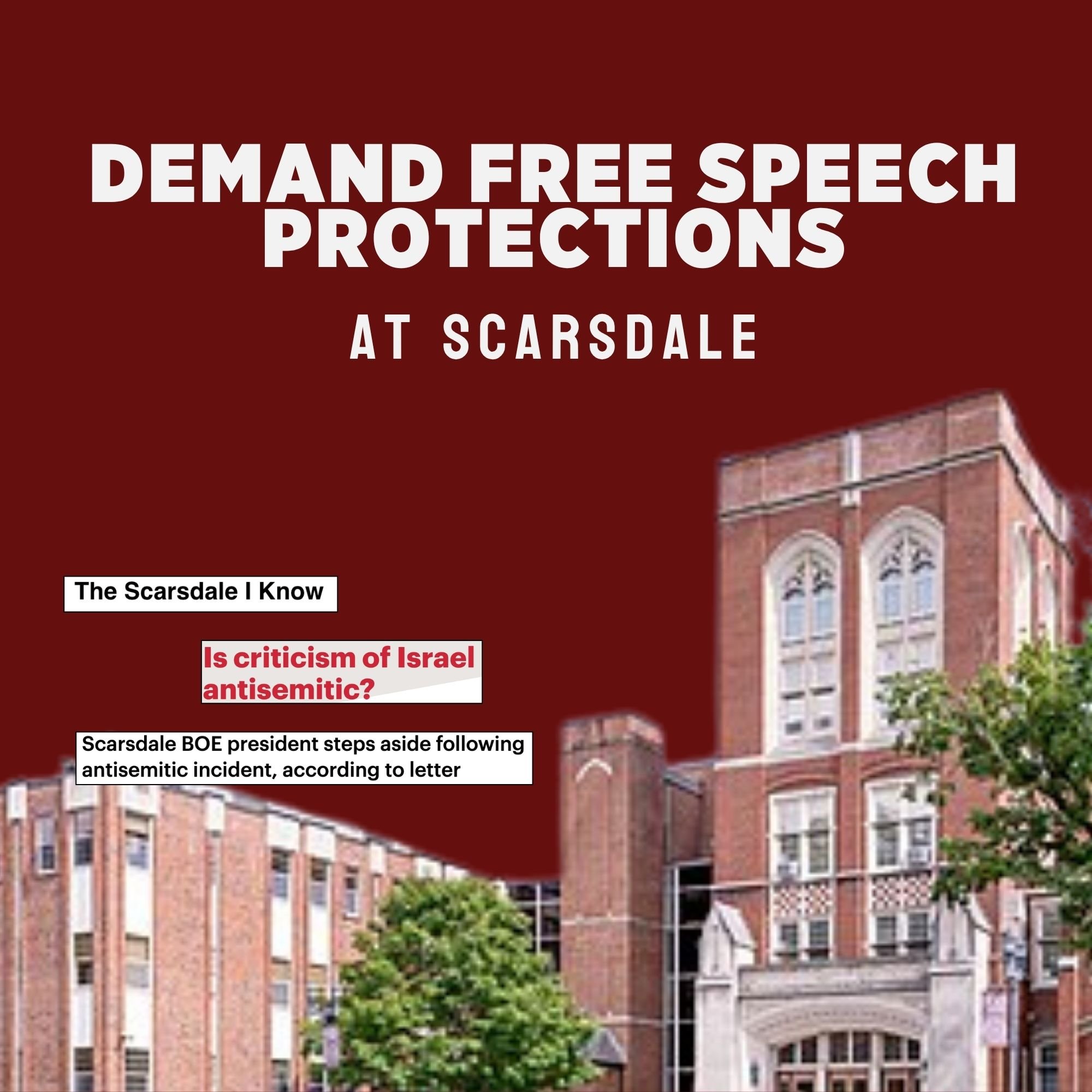 Tell the Scarsdale Board: Protect Free Speech for All Students