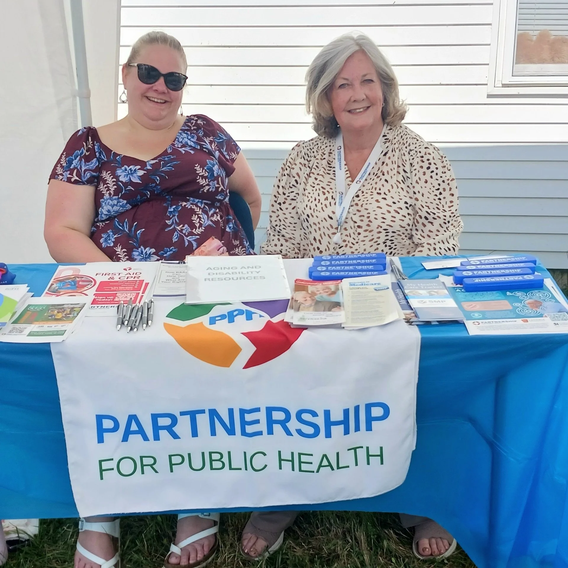 Our team showing up to Health Center Week at Health First in Franklin and Laconia&hearts;️