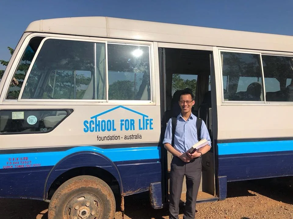 Eddie Woo visits School for Life