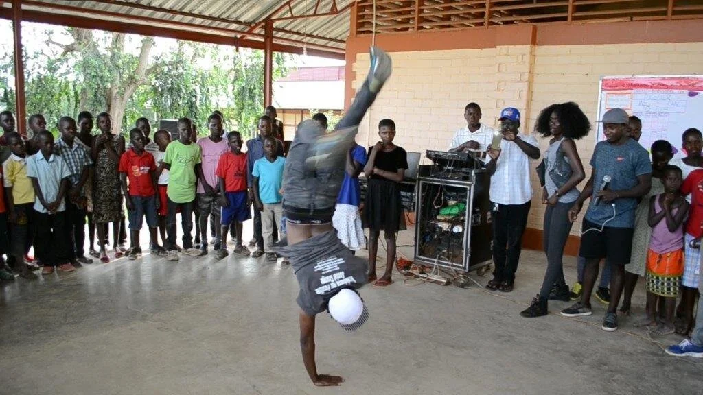 Breakdance Project Uganda lights up School for Life's Katuuso campus