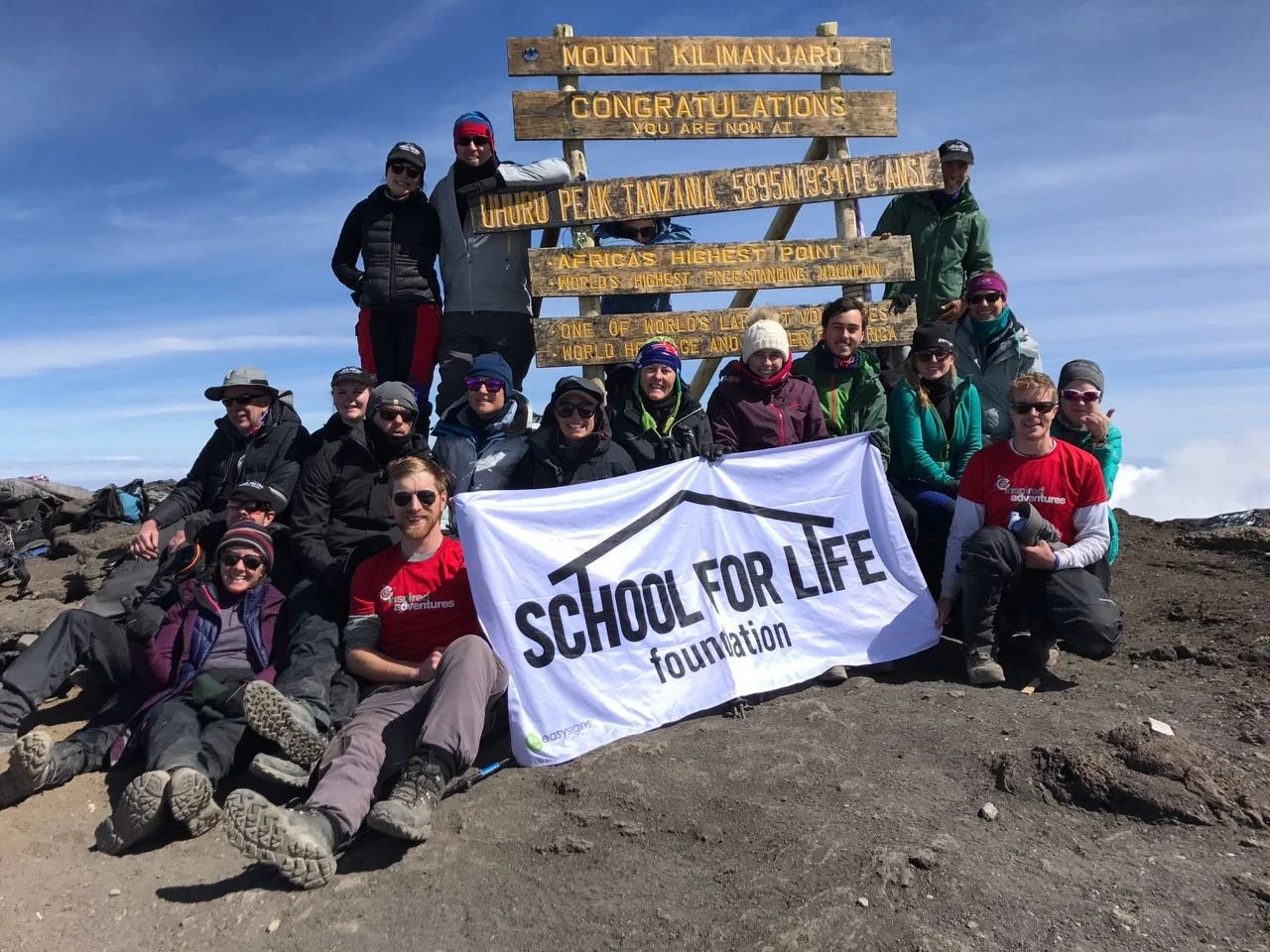 We made it! Trek for Teachers takes Mount Kilimanjaro.