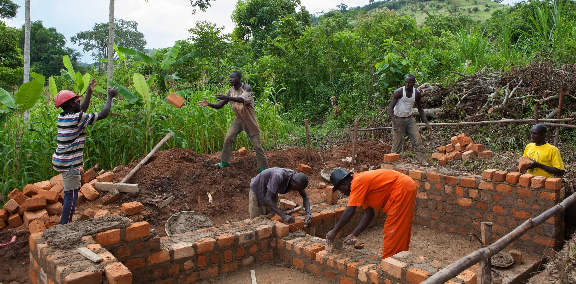 CONSTRUCTION OF OUR SECOND SCHOOL IN FULL SWING!