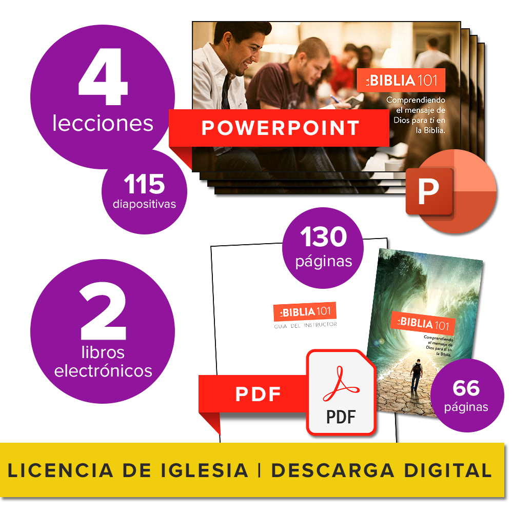 Kit de enseñanza de la Biblia 101 (licencia de la iglesia)