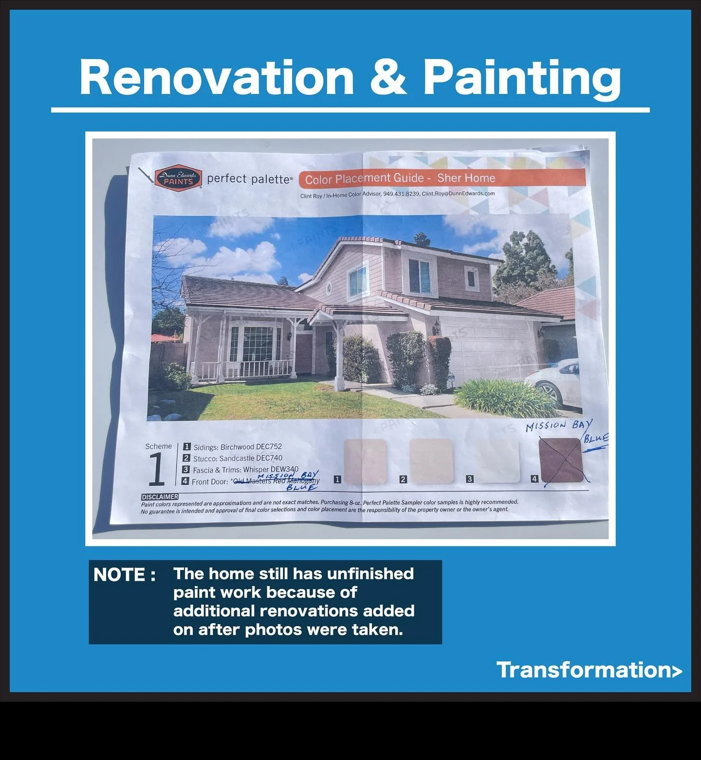 Residential Painting on a Renovating house 🏠✅

Details: DE(Dunn Edward&rsquo;s) paint

#exterior #house #painting #exteriordesign #homeimprovement