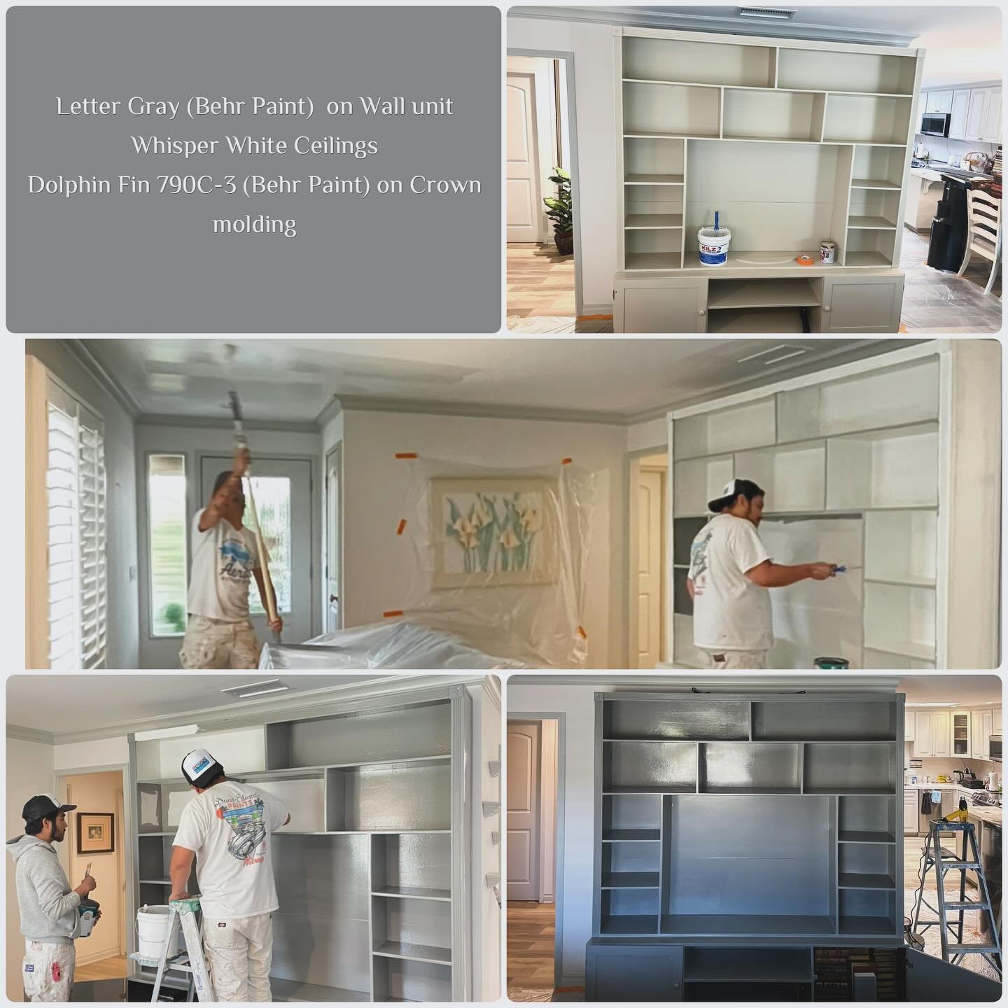 Interior Re-paint and Paint work 🏠🛋️

We Roll or Spray in your preference just ask!!

#homeservice #paintings #orangecounty ge
