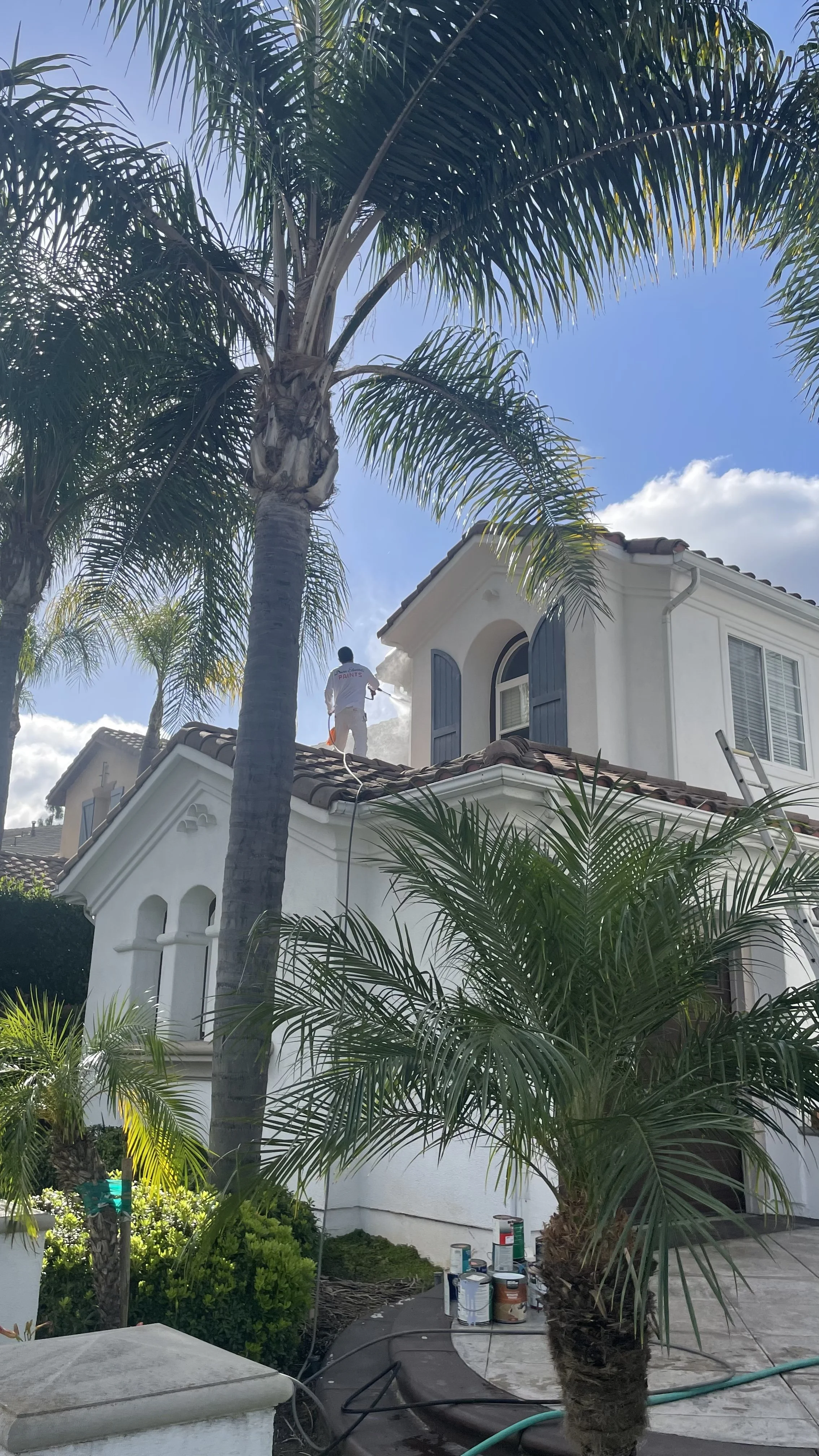 Powerwashing Prepwork.