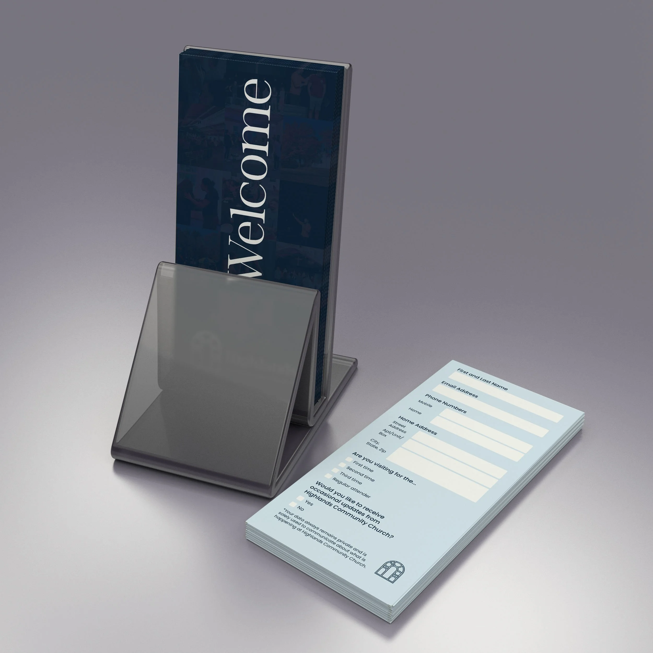 Welcome Card in Rack.jpg