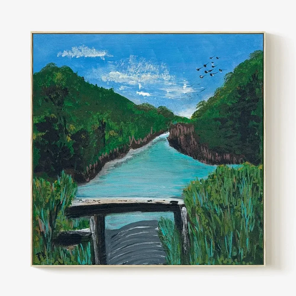 Maarshside Daybreak-Framed