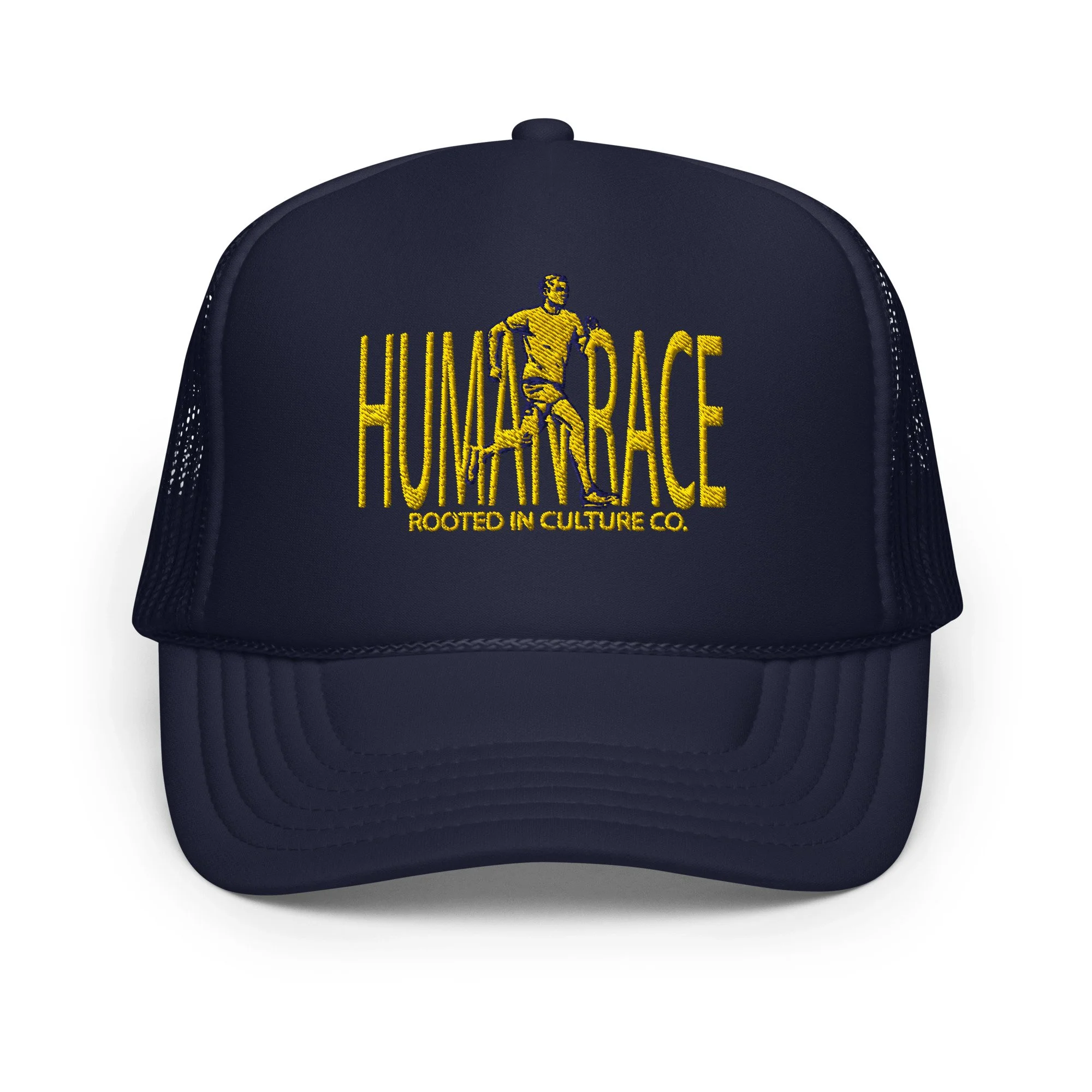 Rooted Human Race Foam trucker hat
