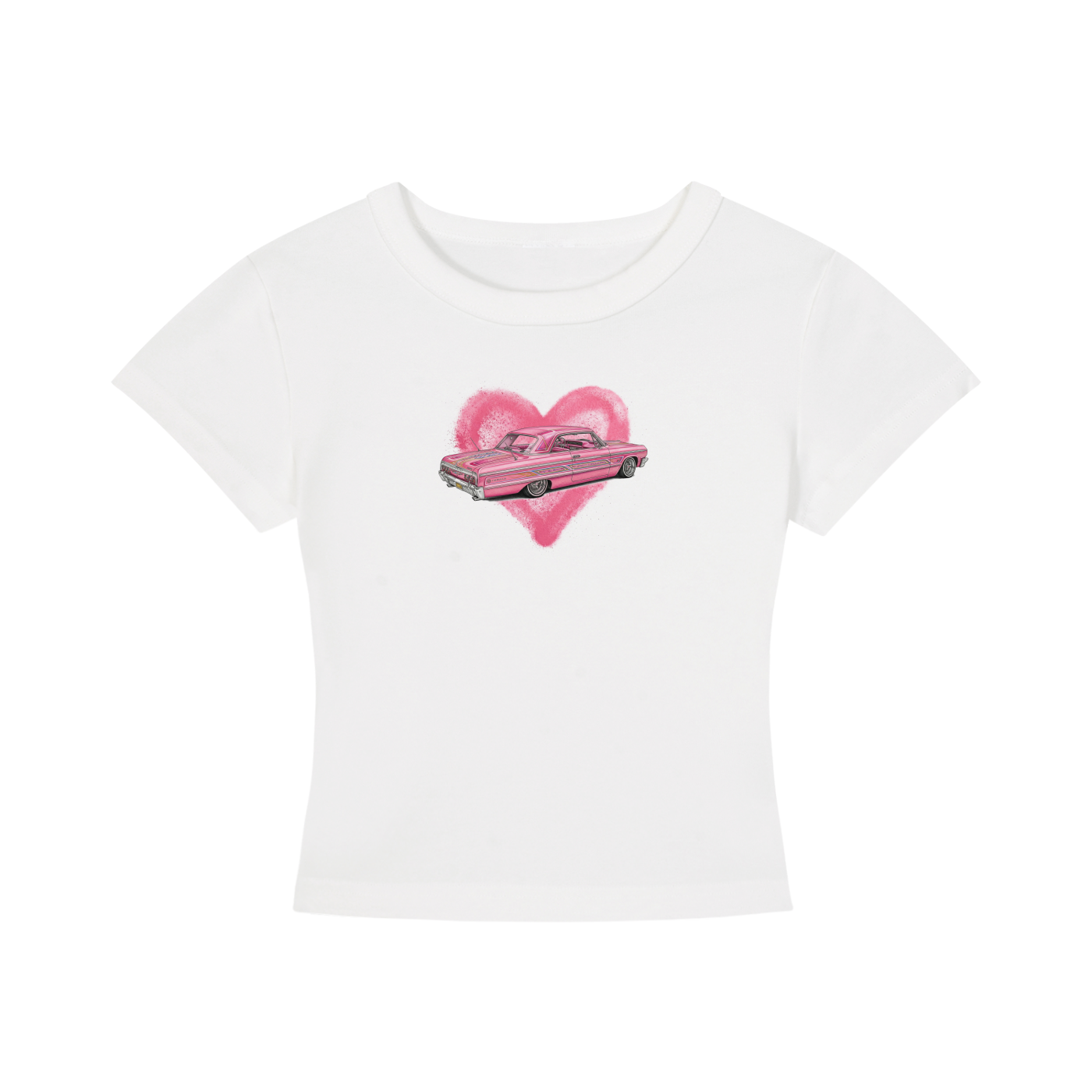 Lowrider Heart Cropped T-Shirt