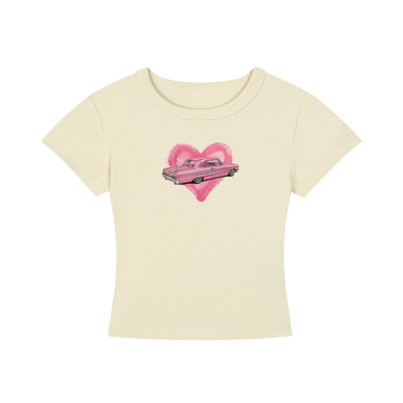 Lowrider Heart Cropped T-Shirt