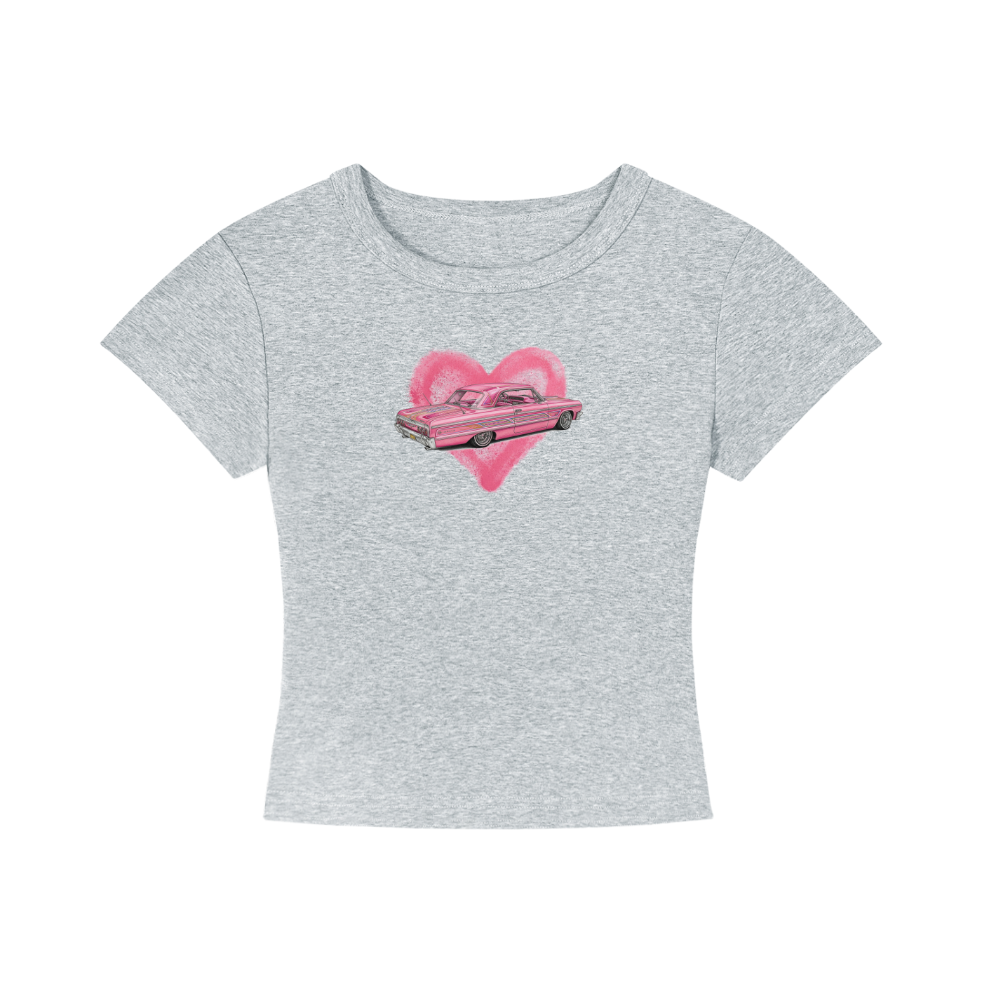 Lowrider Heart Cropped T-Shirt