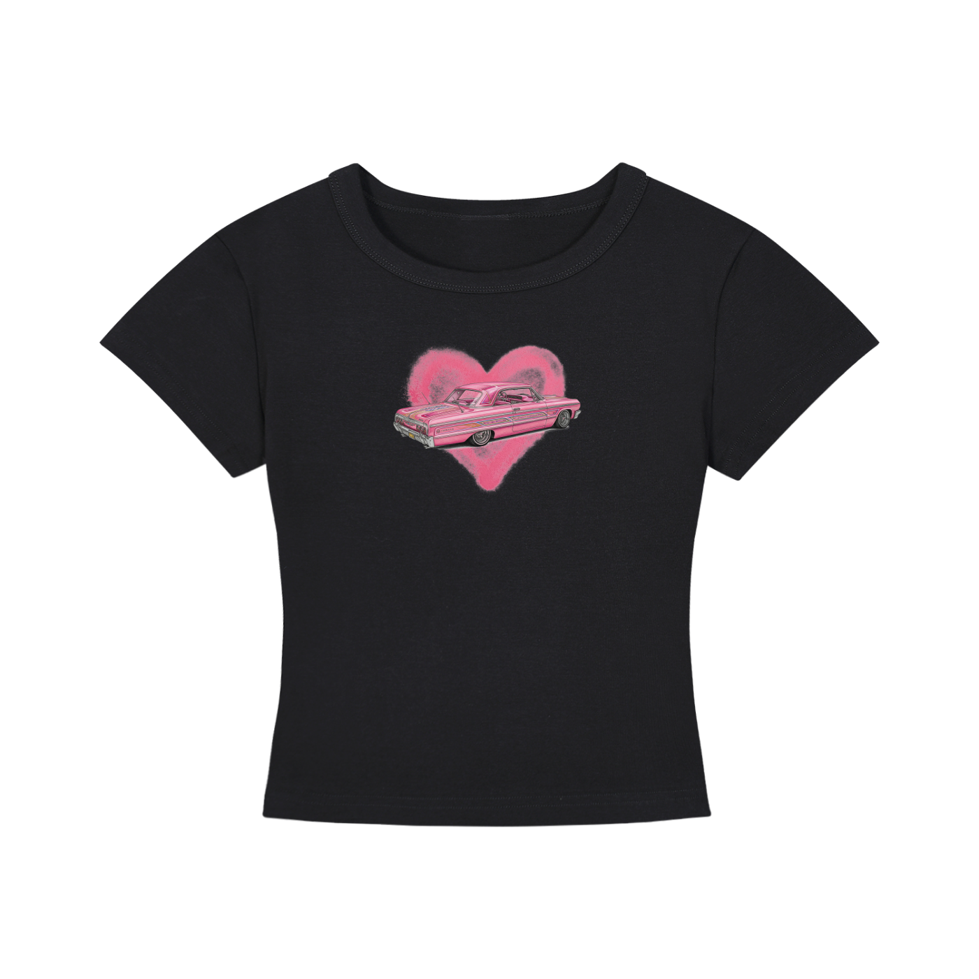 Lowrider Heart Cropped T-Shirt