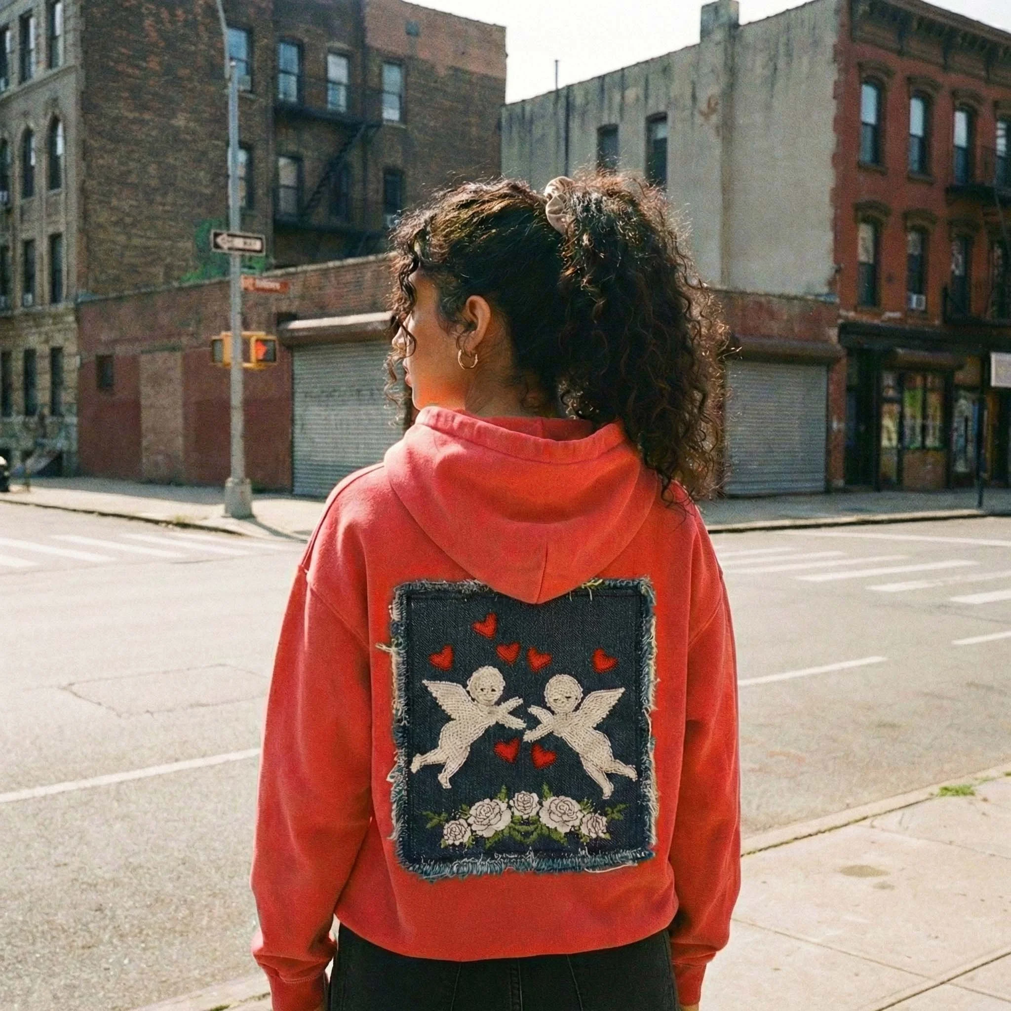 Love Wins Zip-Through Boxy Hoodie