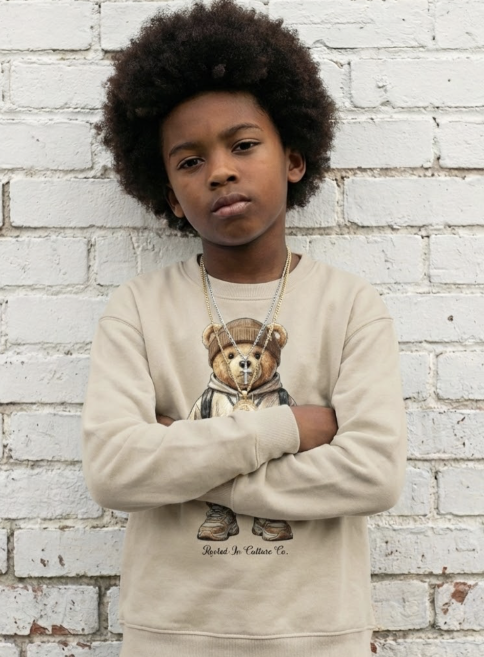 Teddy Bear Fleece Kids' Crewneck