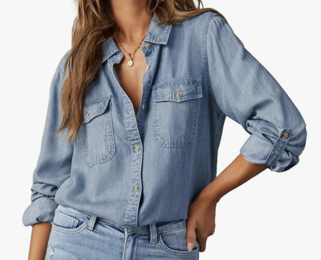 Women's denim shirt
