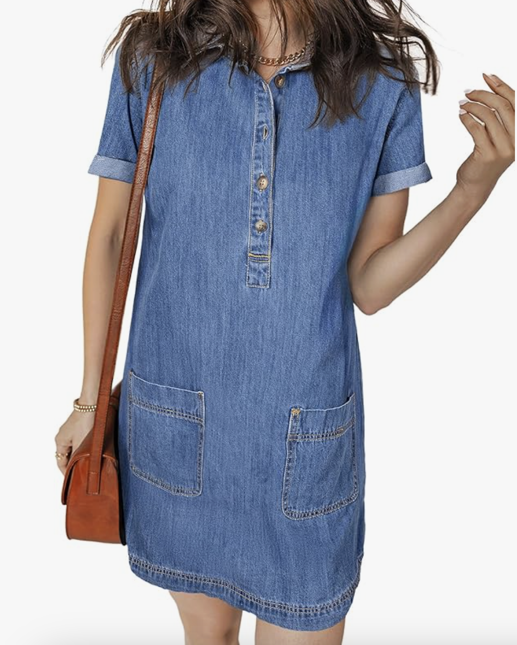 Denim dress