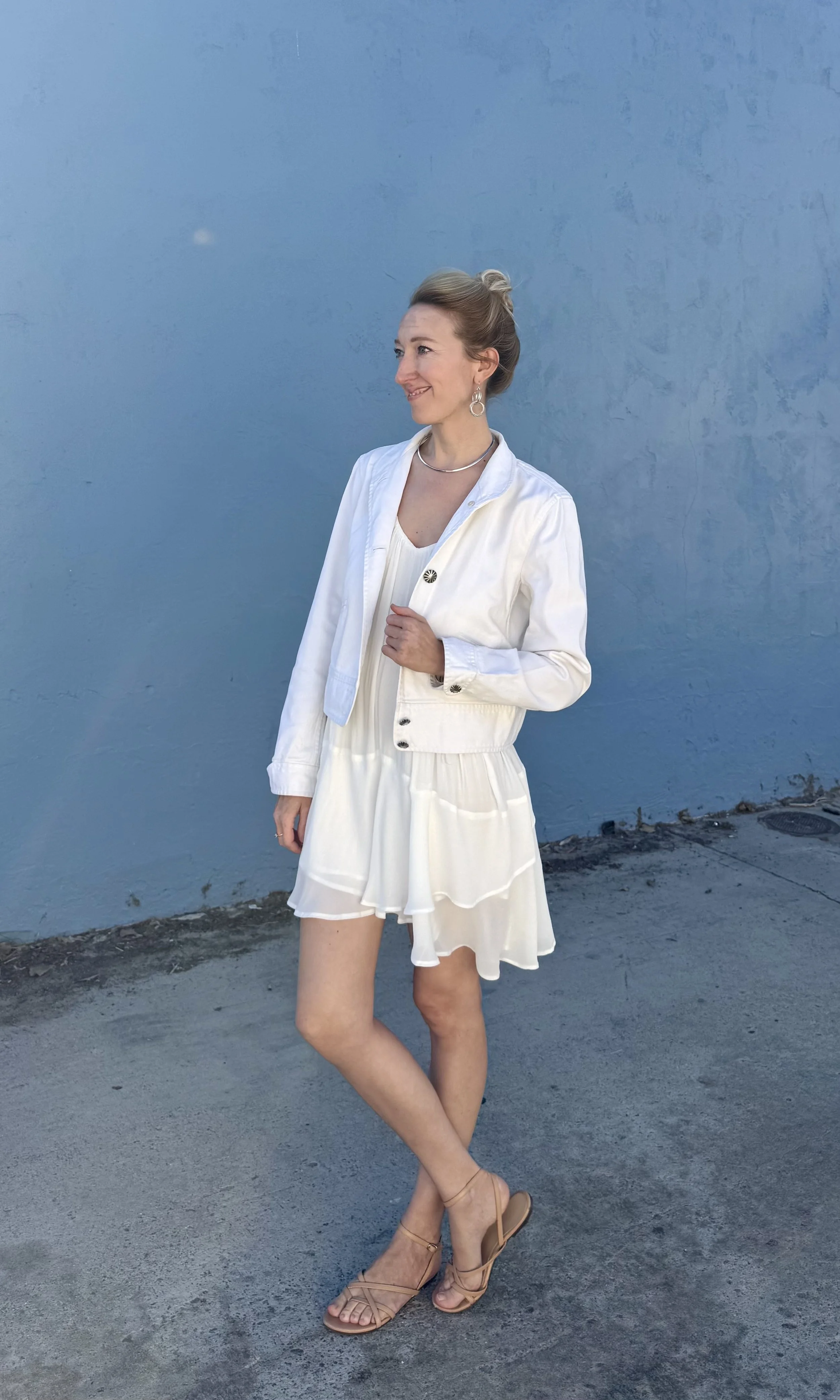 The Denim Dozen: White Denim Jacket