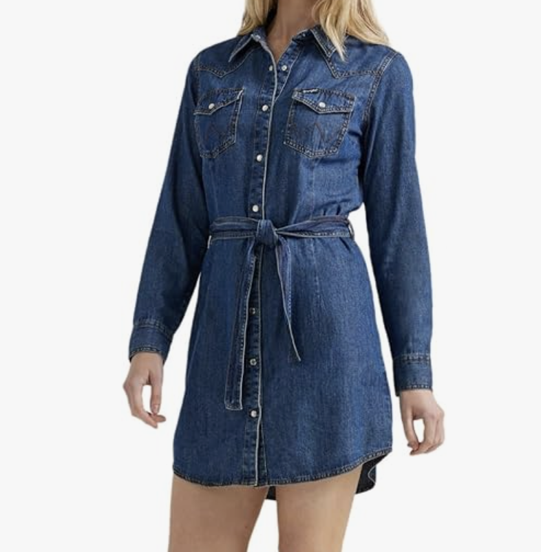 Denim dress
