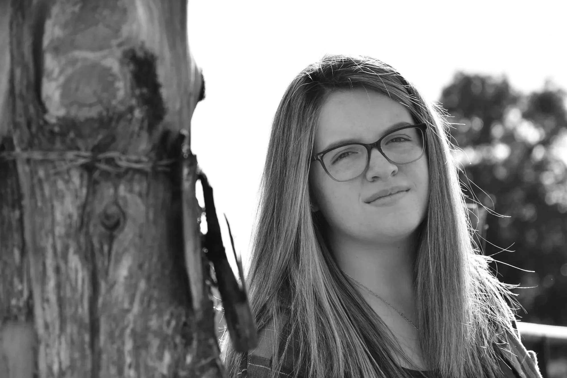 Senior photo outdoors
