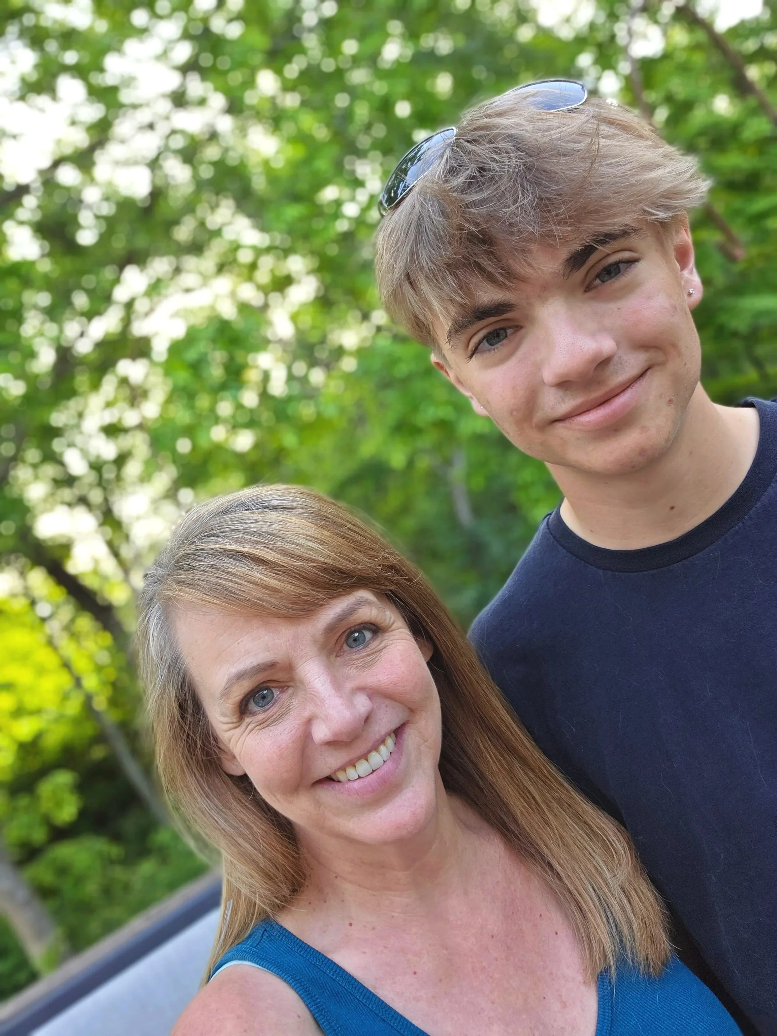 photo of photographer Jen Shannon with her son Gavin