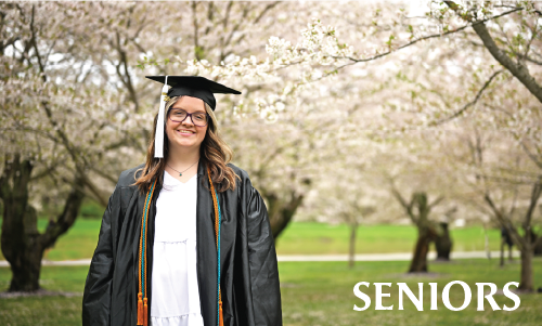 Senior photo of a girl