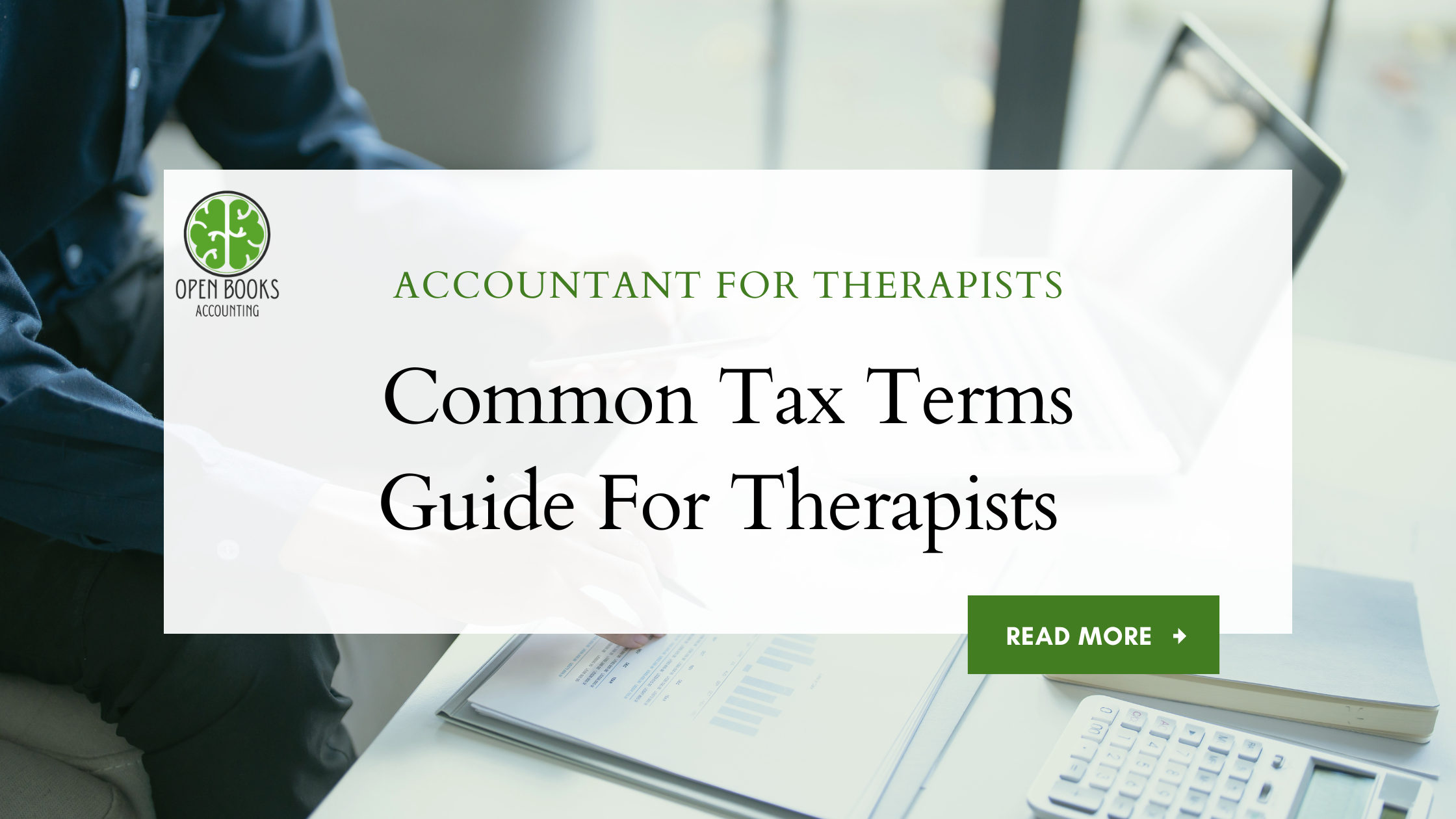 Common Tax Terms Therapists Should Know (Without the Confusion)