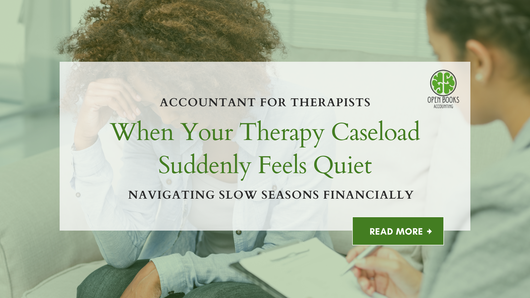 When Your Therapy Caseload Suddenly Feels Quiet: How to Navigate Slow Seasons Without Spiraling Financially