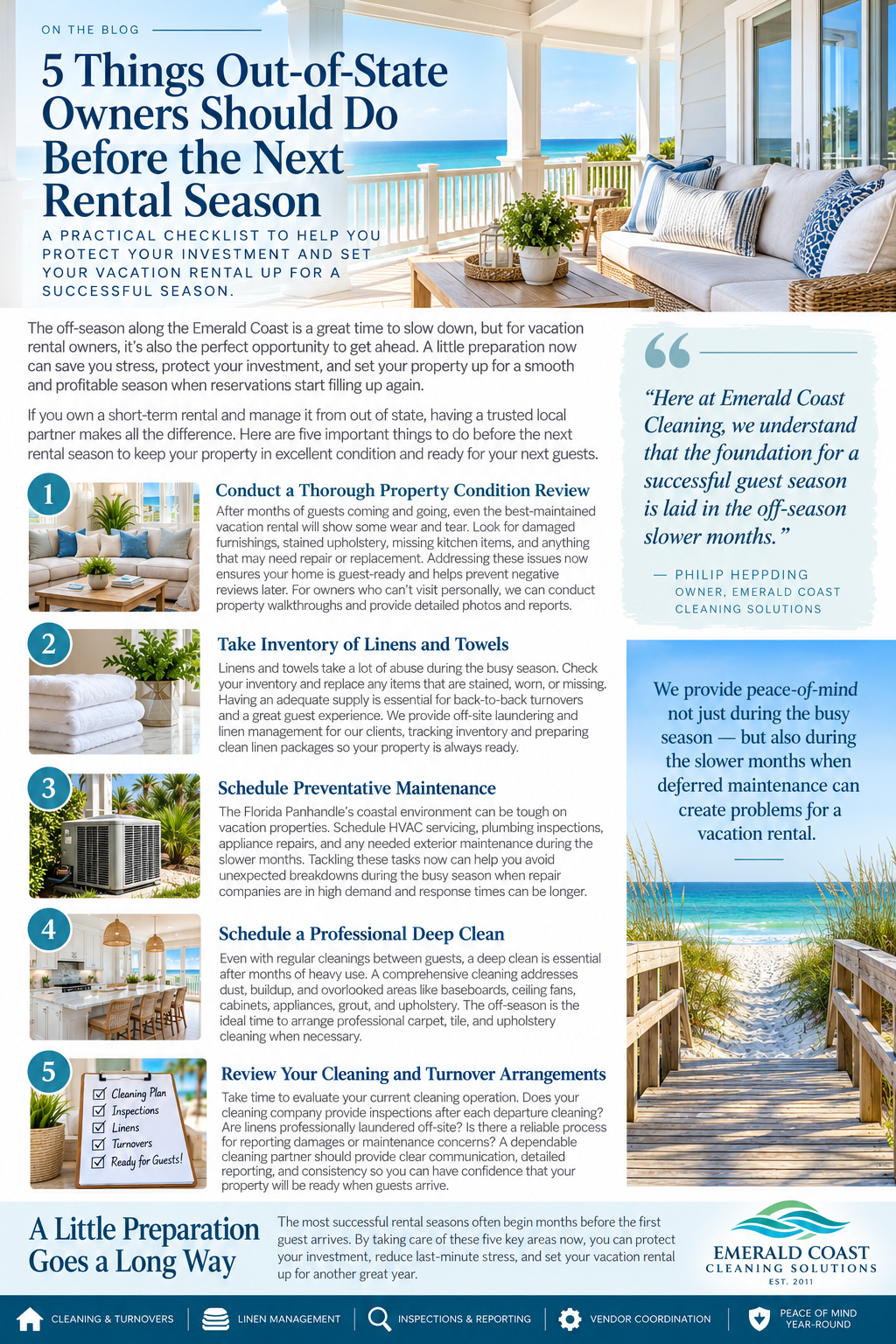 5 Things Out-of-State Owners Should Do Before the Next Rental Season